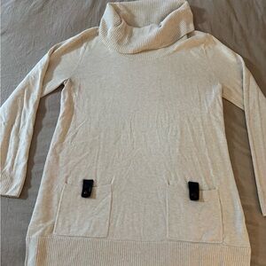 Jean Pierre Cream Cowl Neck Sweater